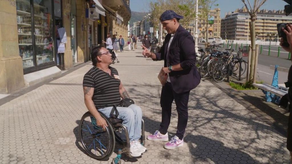 La historia de superación de un concursante en silla de ruedas deja emocionado a Xuso Jones: "Eres un gran ejemplo"