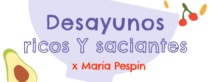 Logo de Desayunos ricos y saciantes, por María Pespín