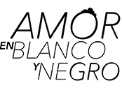 Logo de Amor en blanco y negro