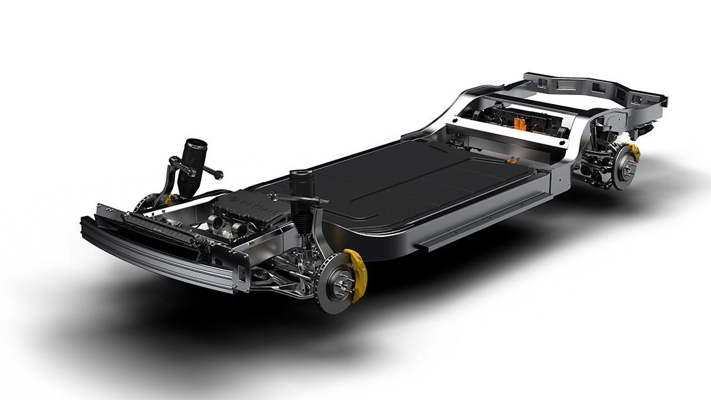 Rivian chasis patinete