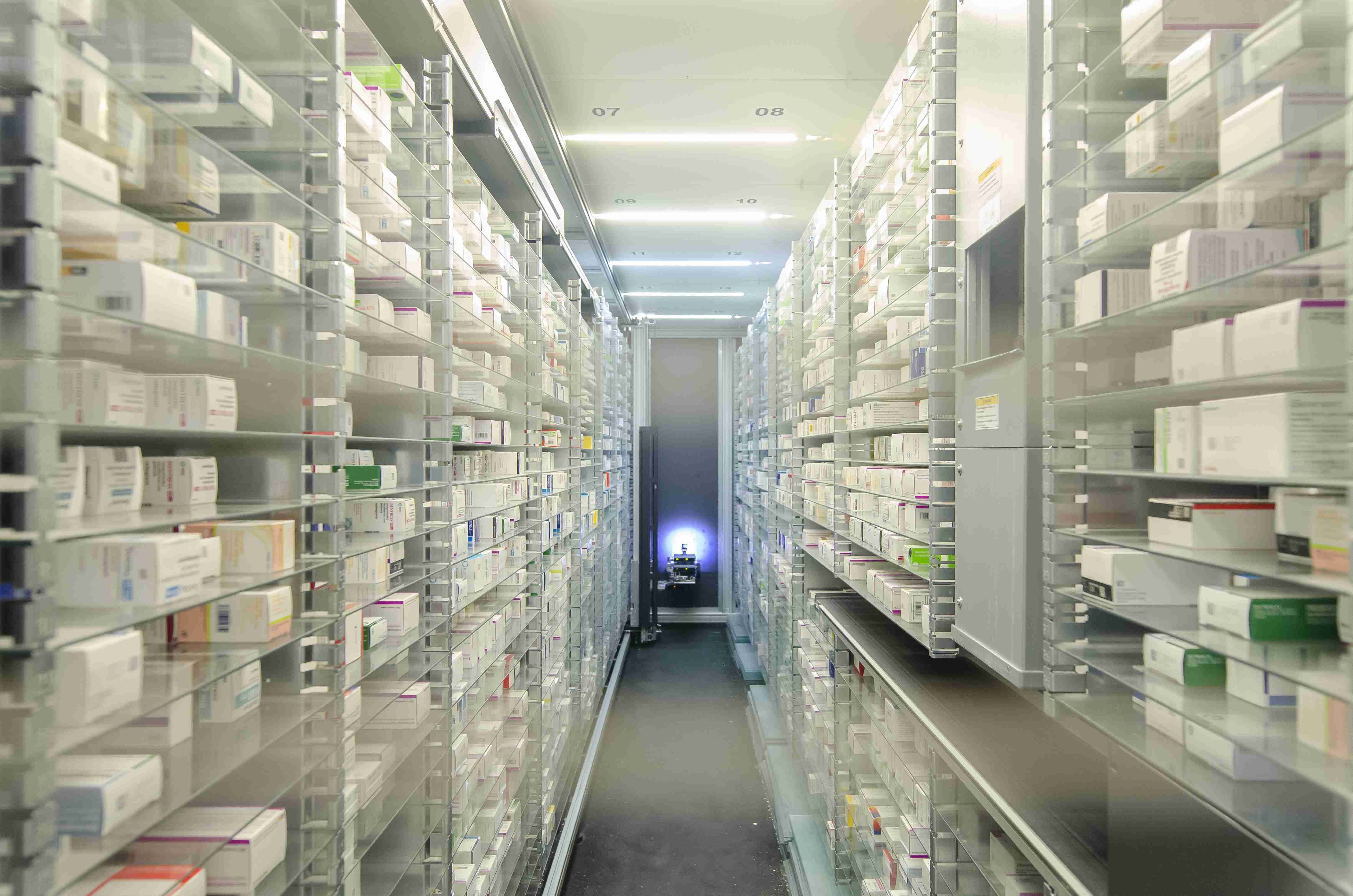 PASILLO DE LA FARMACIA HOSPITALARIA