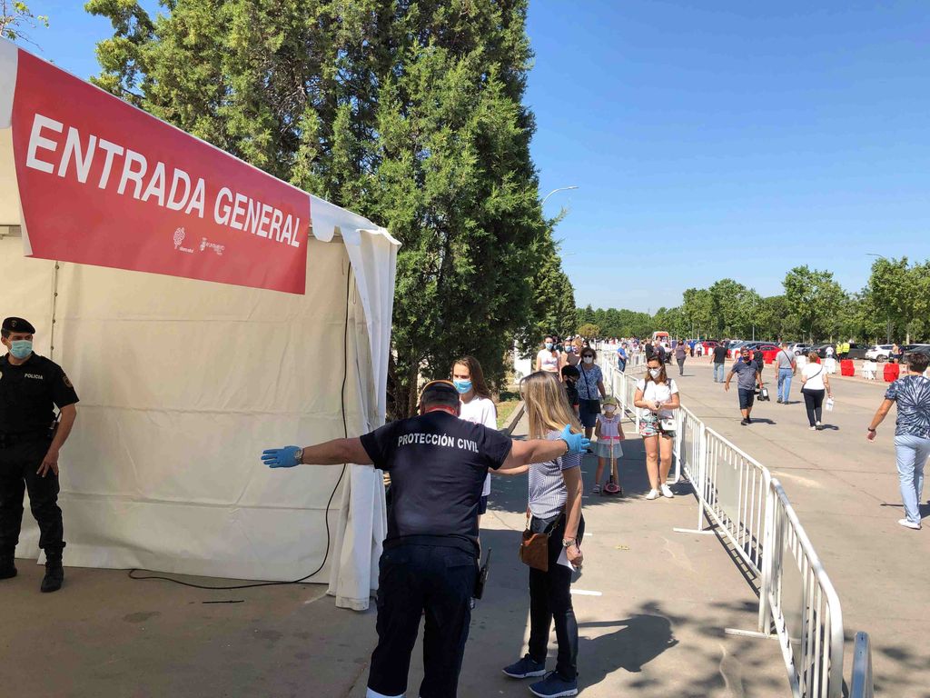 Covid19 - TORREJON DE ARDOZ (Madrid).Comienza el test masivo de Torrejón, “uno de los más complejos del mundo”  Se hará a mas 130.000 habitantes. Entrada_de1f