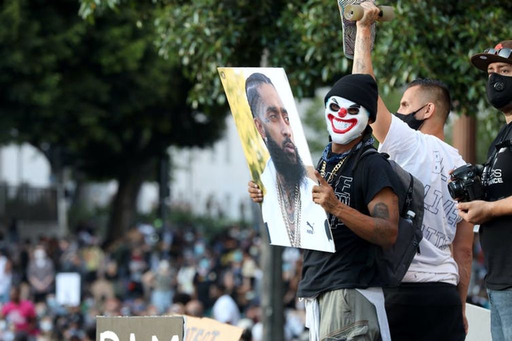 Protestas en Los Ángeles por la muerte de George Floyd