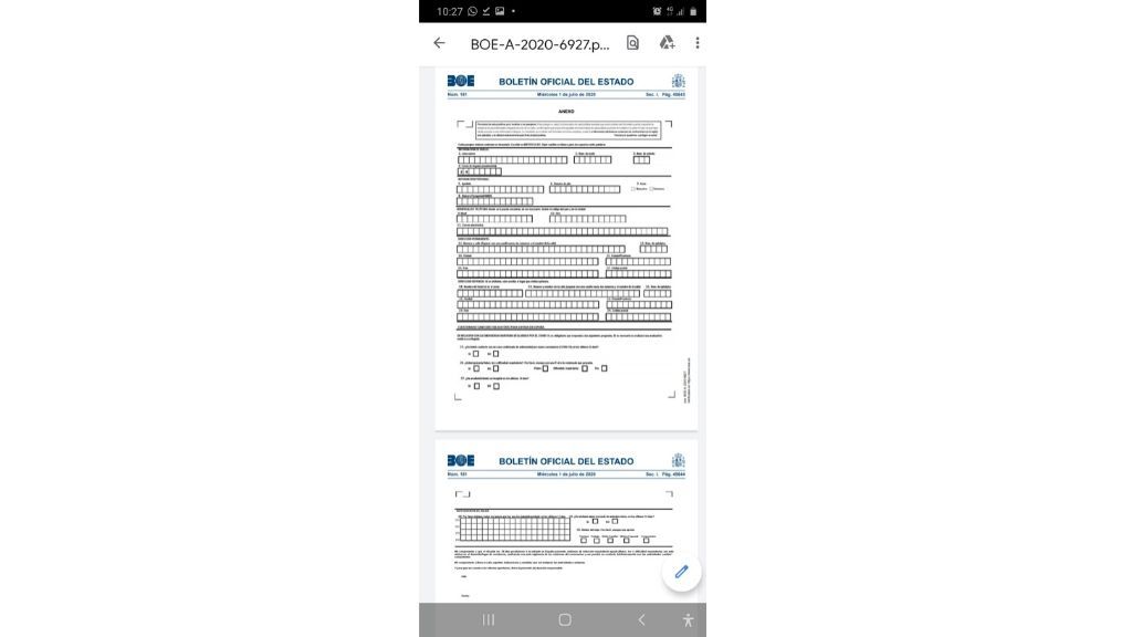 Datos que el viajero tiene que rellenar para entrar a España