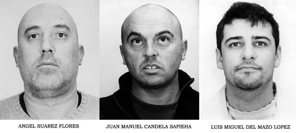 LOS TRES IMPLICADOS EN EL ROBO EN CASA DE ESTHER KOPLOWITZ
