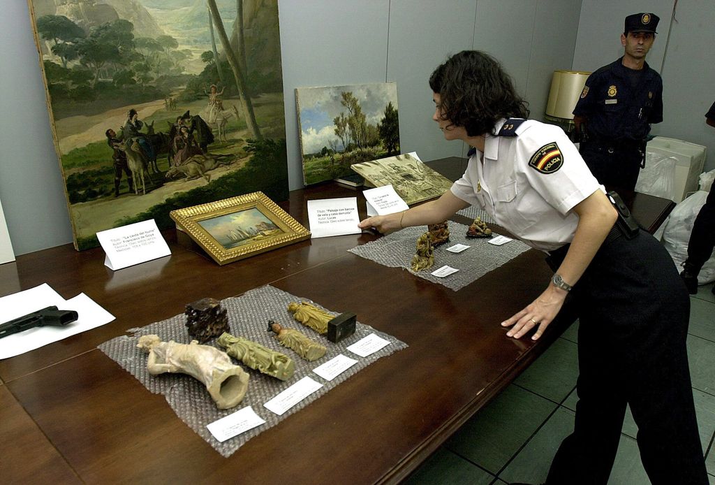 OBRAS DE ARTE RECUPERADAS EN 2002 TRAS EL ROBO A ESTHER KOPLOWITZ.