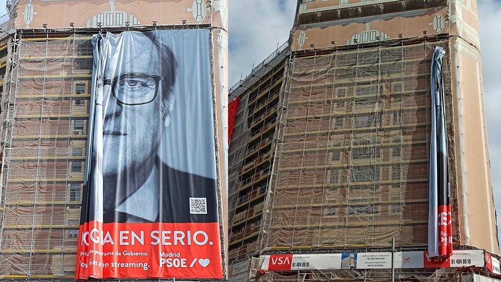 retirada del cartel de gabilondo