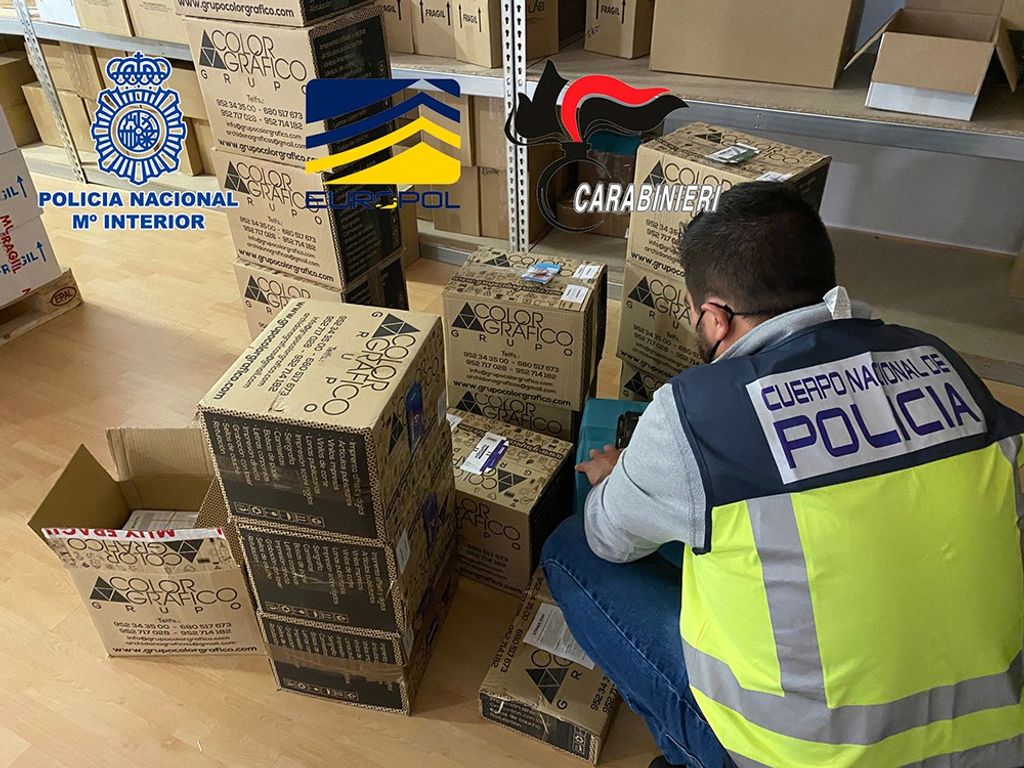 Imágenes de la operación policial