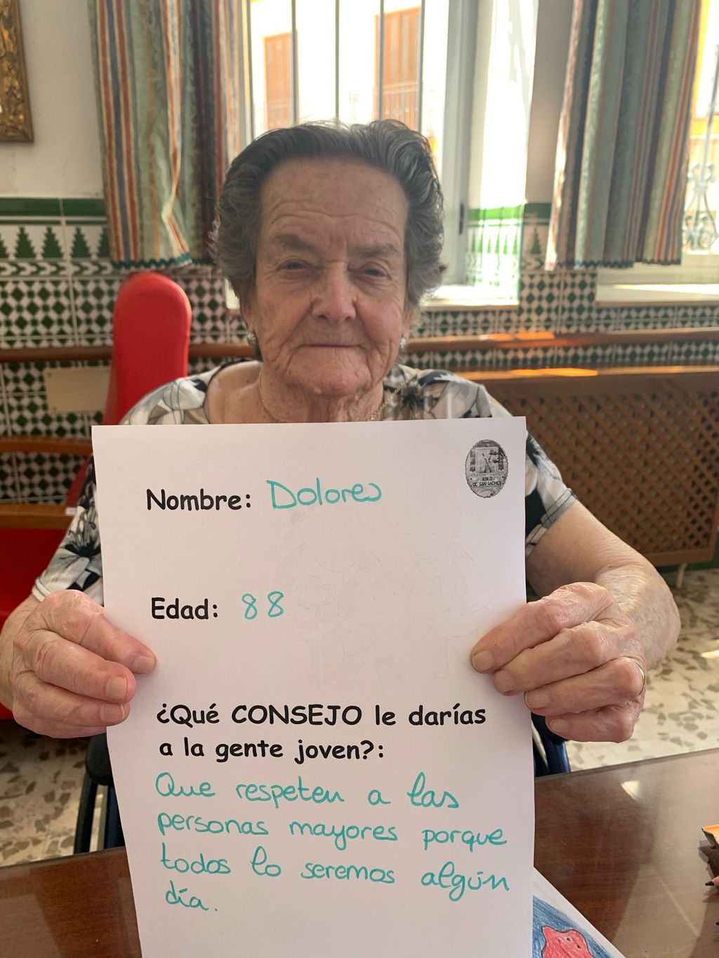 Dolores, 88 años.