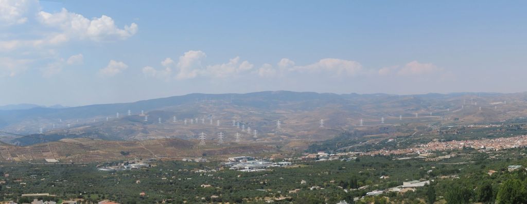 Imagen con la simulación de las torres desde Niguelas