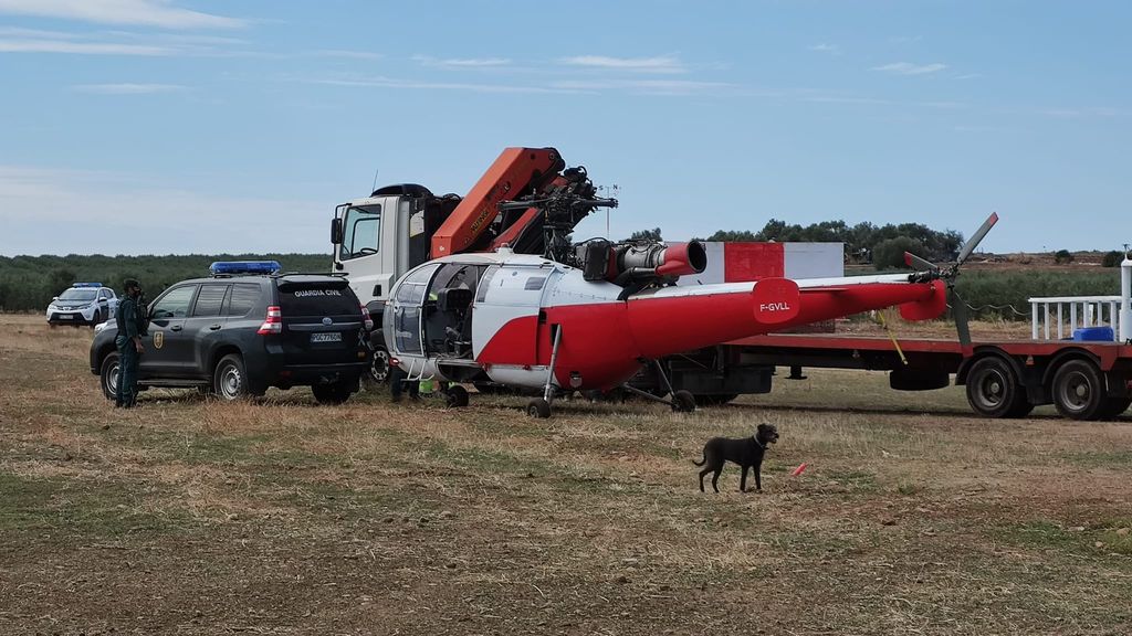HELICóPTERO INTERVENIDO EN LA OPERACIóN 'LIMONEROS'