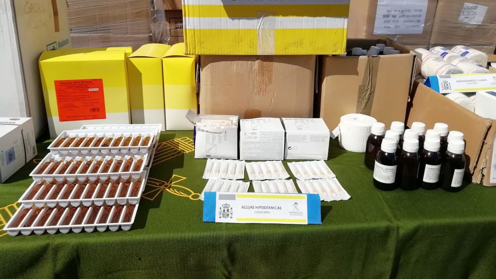 Otros materiales incautados en la operación llevada a cabo por la Guardia Civil