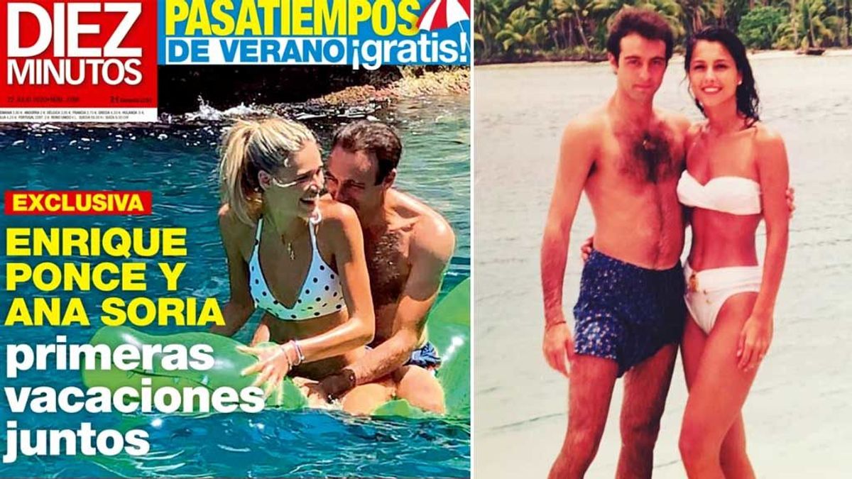 Enrique Ponce con Ana Soria (Diez Minutos) y con Paloma Cuevas (Instagram) Enrique Ponce con Ana Soria (Diez Minutos) y con Paloma Cuevas (Instagram)