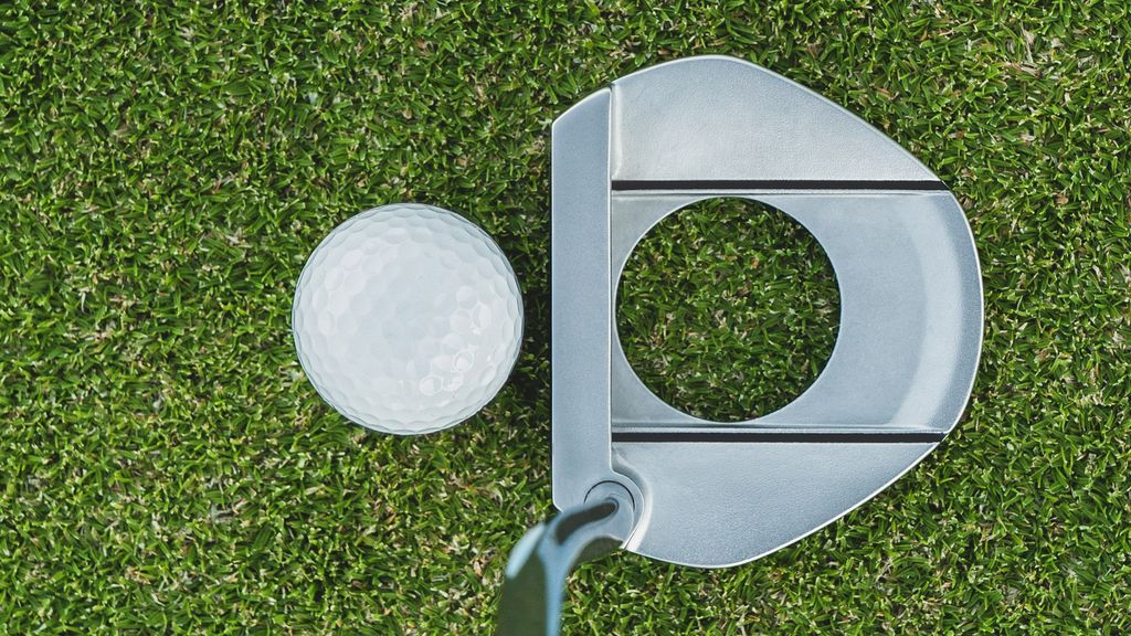 Face balanced de un putter de golf