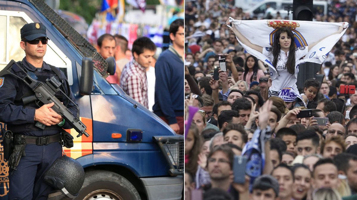 El plan de la policía para evitar celebraciones en Cibeles si el Madrid gana la Liga: 300 agentes y ampliación de perímetro