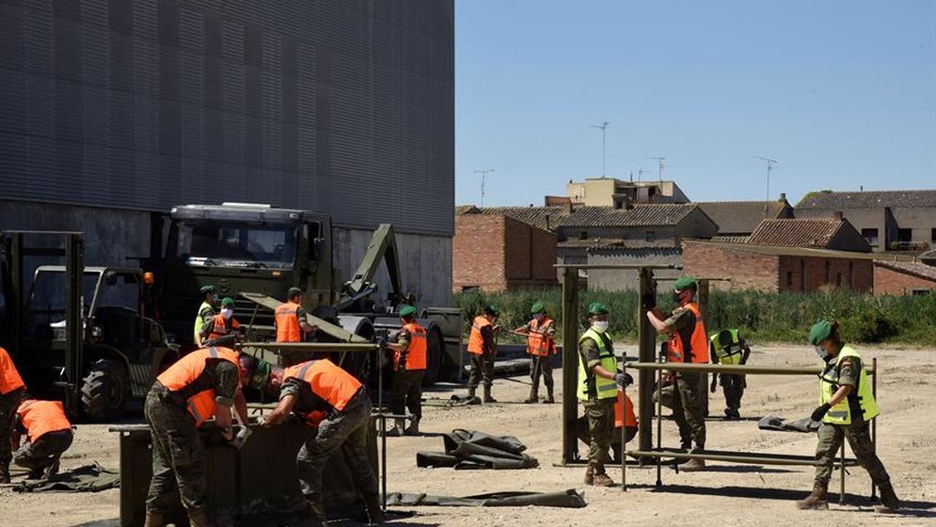 El Ejército vuelve a desplegarse para ayudar en un brote en Huesca