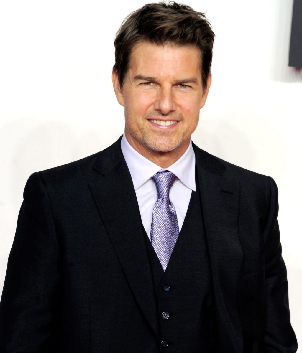 Tom Cruise en la presentación de una de sus películas