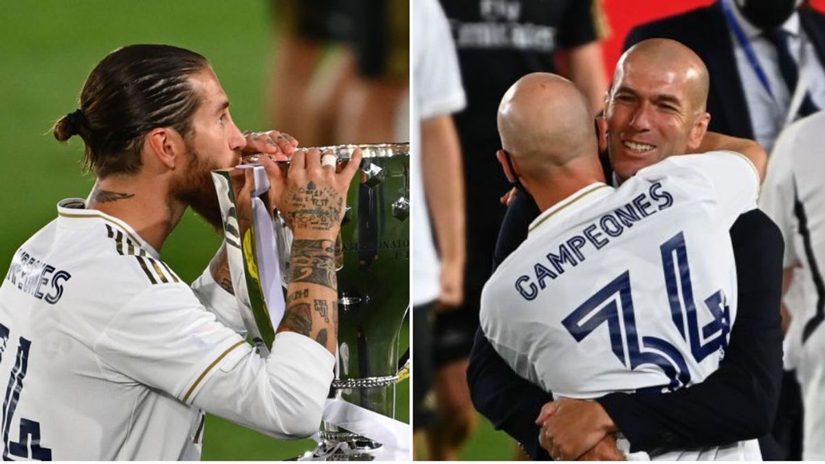 Sergio Ramos y Zidane lideran las reacciones del Real Madrid campeón: "Orgulloso de capitanear un equipo así"