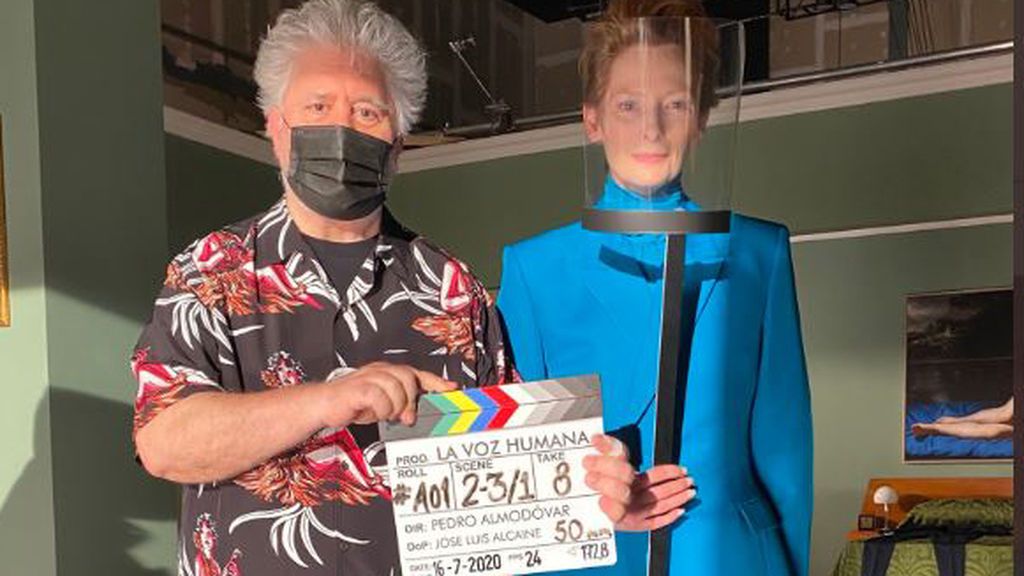 Pedro Almodóvar comienza a rodar 'La voz humana', su primer proyecto en inglés Pedro Almodóvar comienza a rodar 'La voz humana', su primer proyecto en inglés