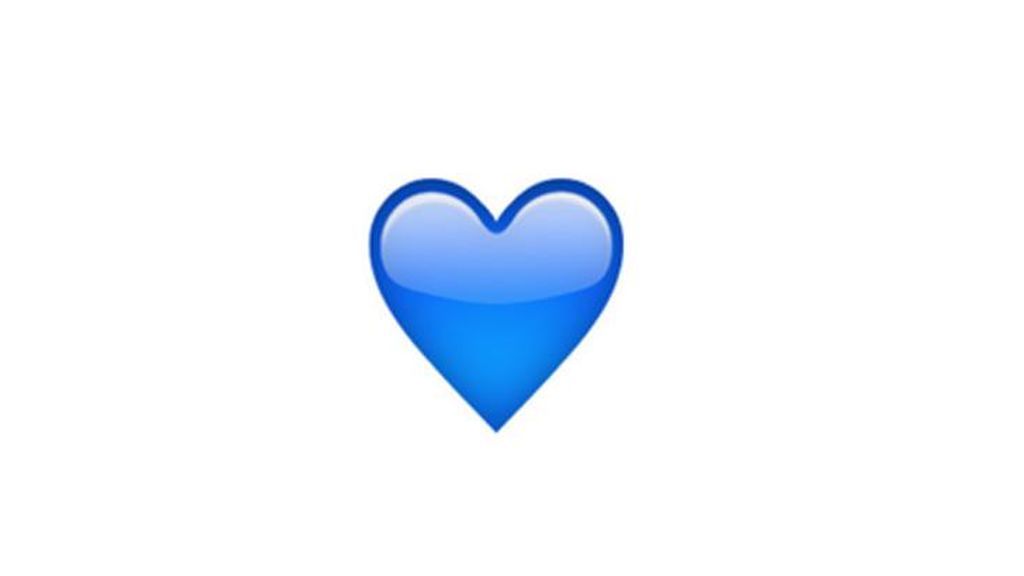 Emoji corazón azul