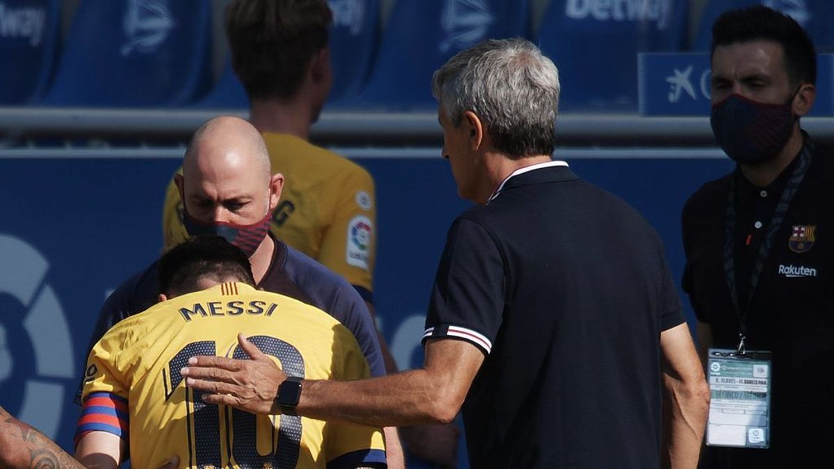 Messi y Setién se reunieron durante más de una hora para dejar atrás sus rencillas y mirar hacia la Champions