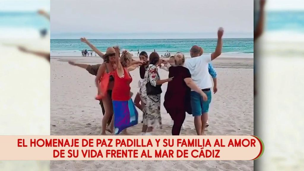 Paz Padilla y la familia de su marido