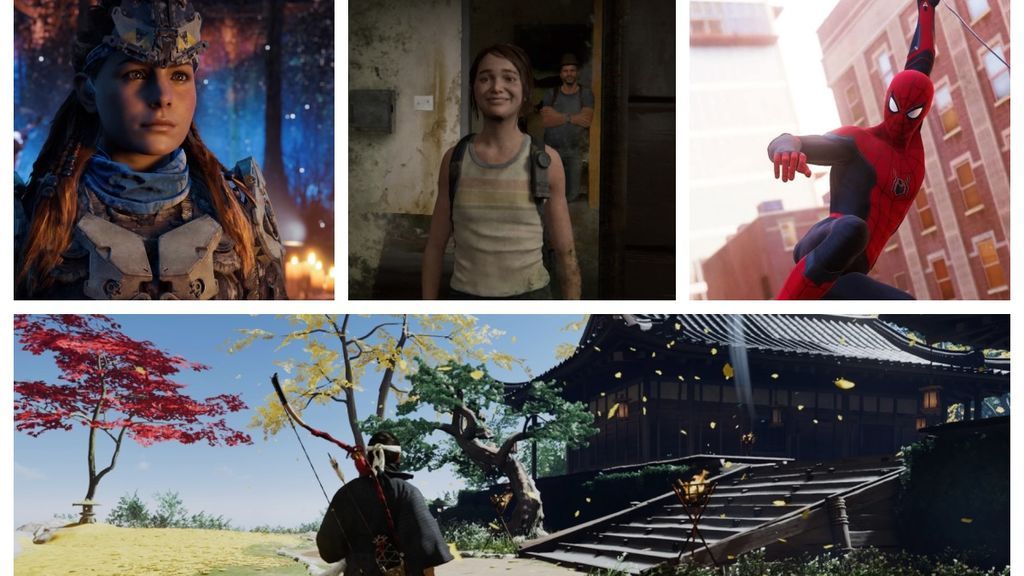 Horizon Zero Dawn, The Last of Us 2, Spider-Man y Ghost of Tsushima