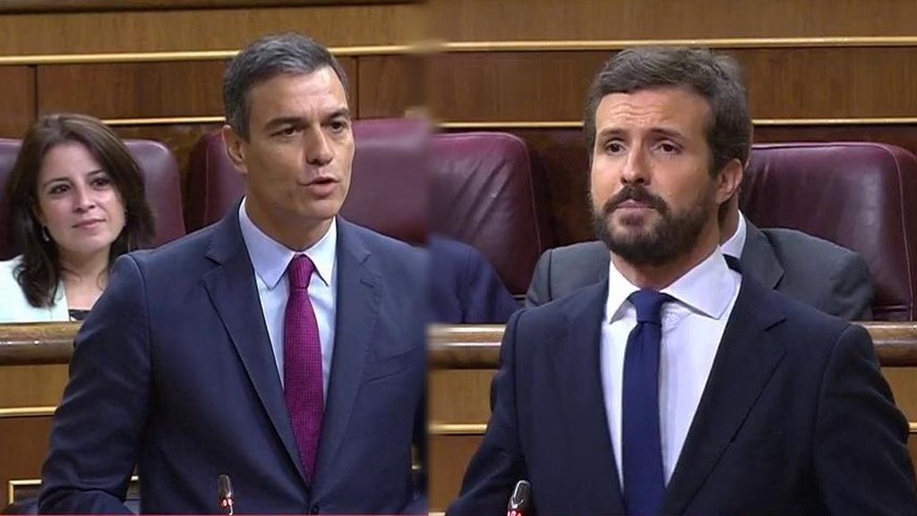 Sánchez y Casado, en el Congreso