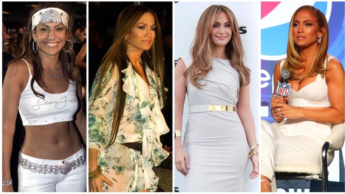 Jennifer Lopez: cómo hemos cambiado. Con 50 mejor que con 30 :)