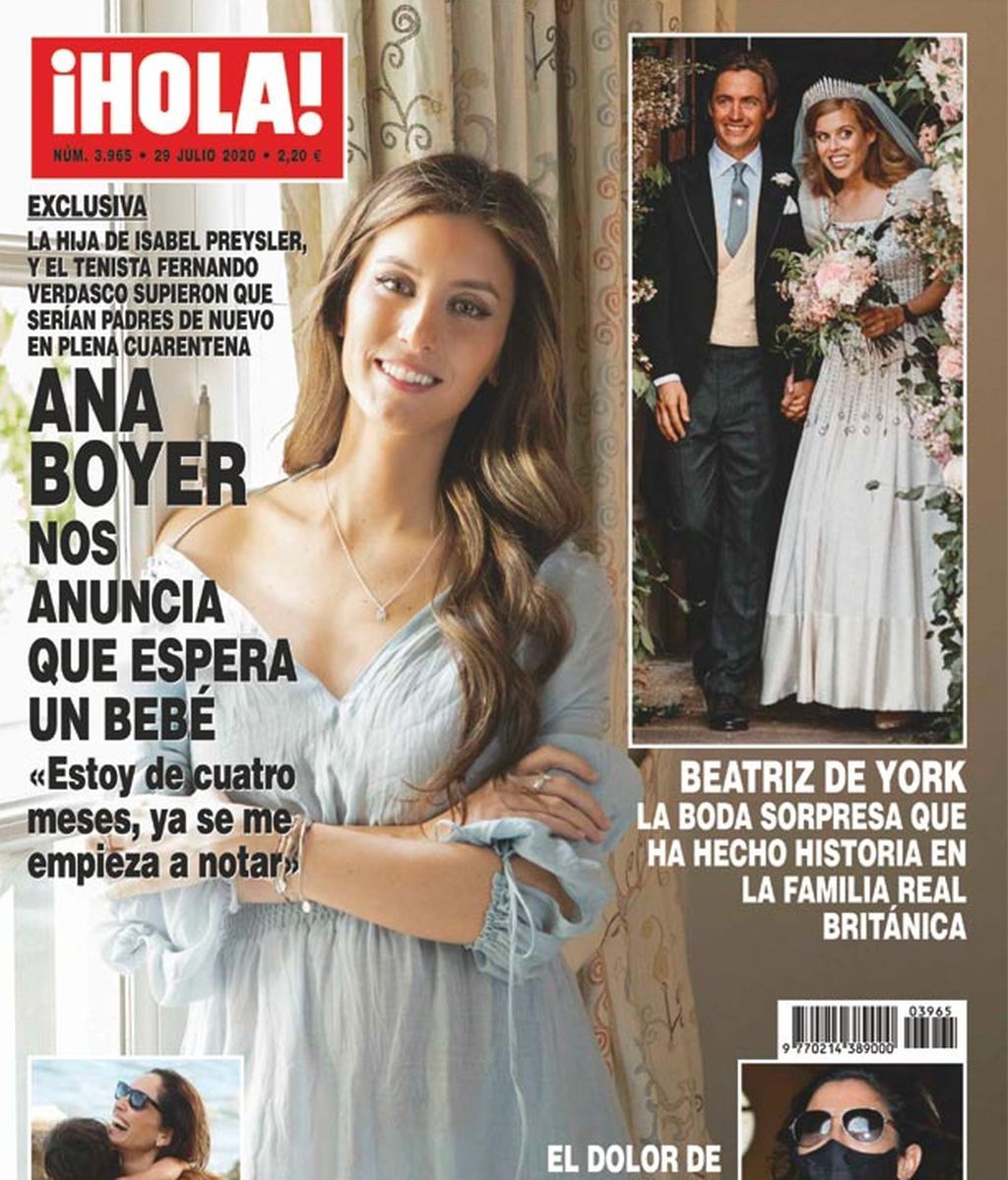 Ana Boyer anuncia su segundo embarazo