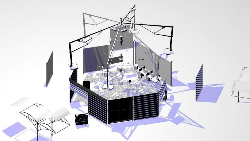 Escuela hexagonal para mantener la distancia en clase, el proyecto ganador del concurso de BBVA y FAD Escuela hexagonal para mantener la distancia en clase, el proyecto ganador del concurso de BBVA y FAD