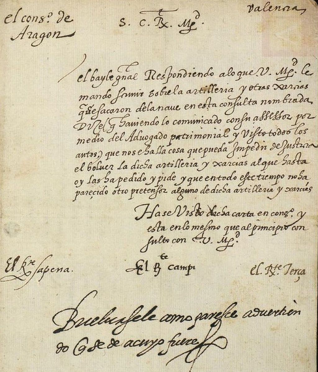 Uno de los documentos que permitió dar con la identidad de la embarcación
