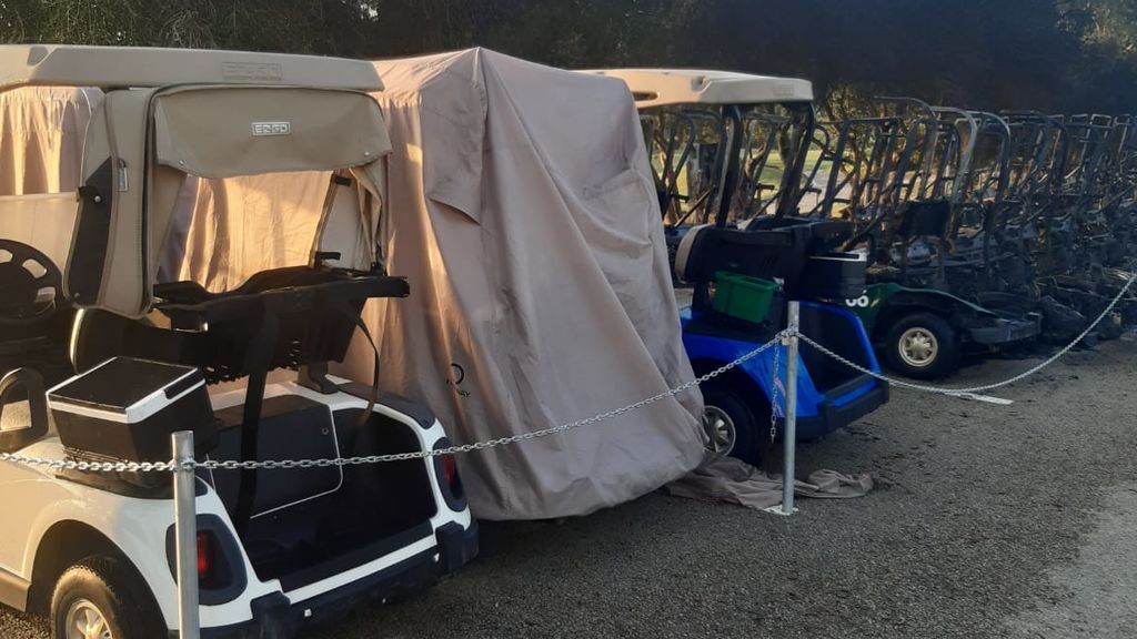 Dos buggies que escaparon del fuego