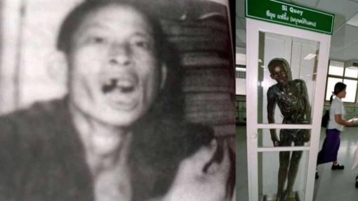 Incineran el cuerpo de un conocido asesino en serie tailandés que llevaba 60 años en un museo