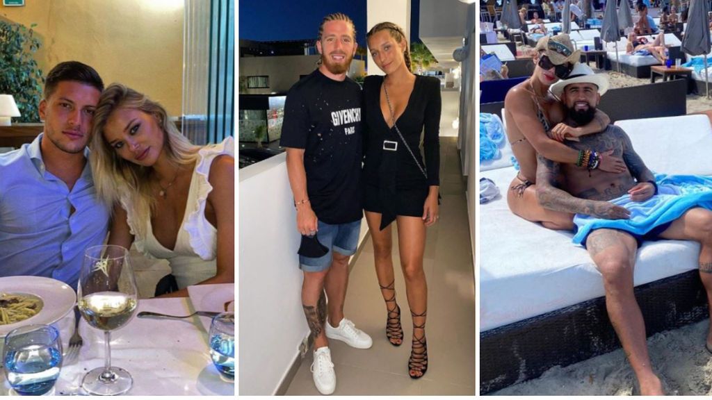 Jovic, Muniain y Arturo Vidal de vacaciones