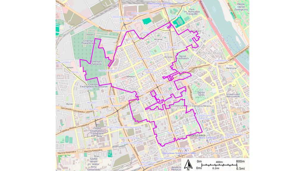 Delimitación del gueto de Varsovia