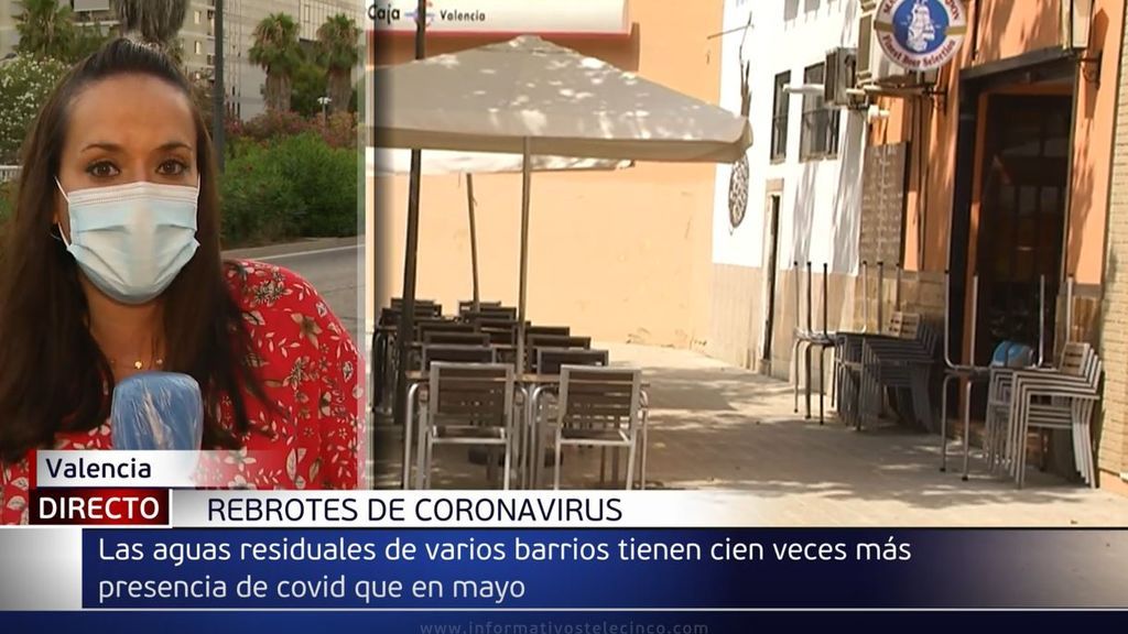 Las aguas residuales de varios barrios de Valencia tienen cien veces más presencia de coronavirus que en mayo