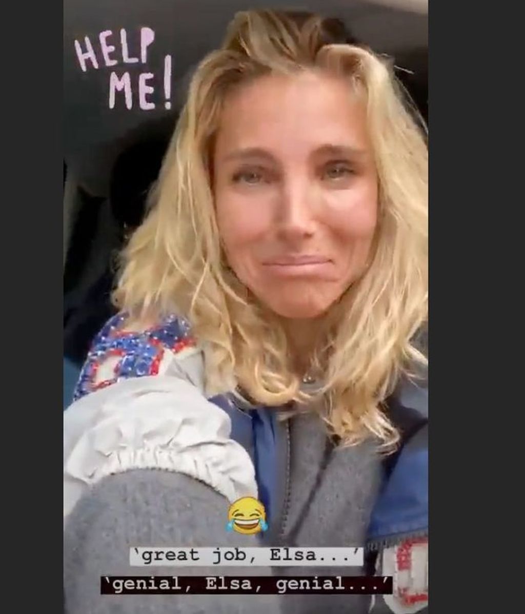 Elsa Pataky atrapada en medio de una riada