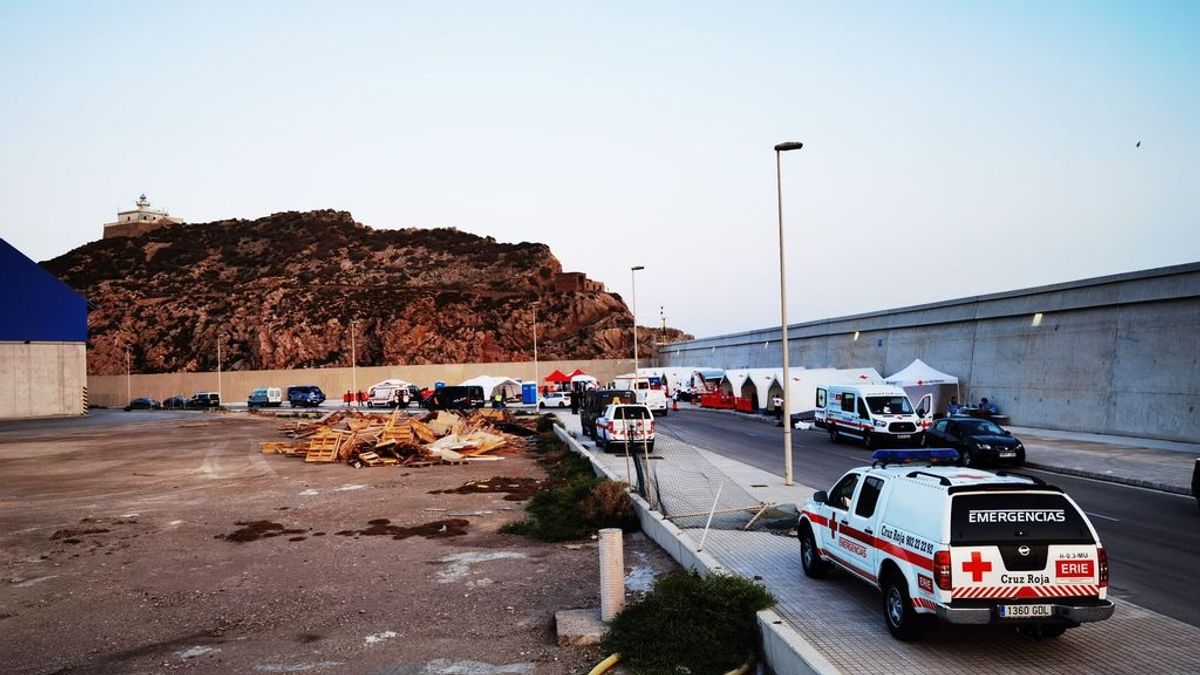 Zona habilitada en la Región de Murcia para acoger a los inmigrantes. Zona habilitada en la Región de Murcia para acoger a los inmigrantes.
