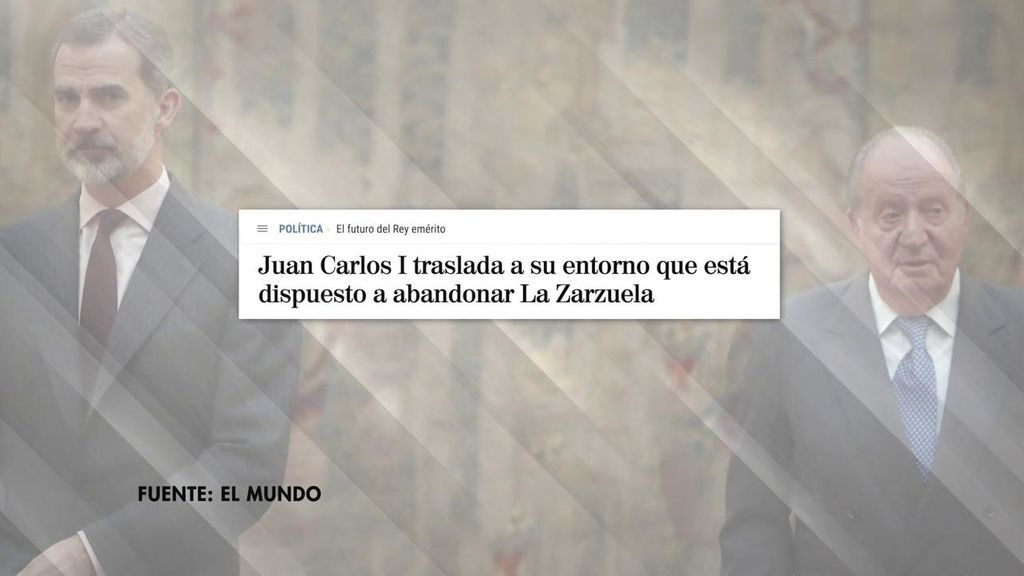 Juan Carlos I habría trasladado a su entorno que estaría dispuesto a abandonar La Zarzuela, según 'El Mundo'