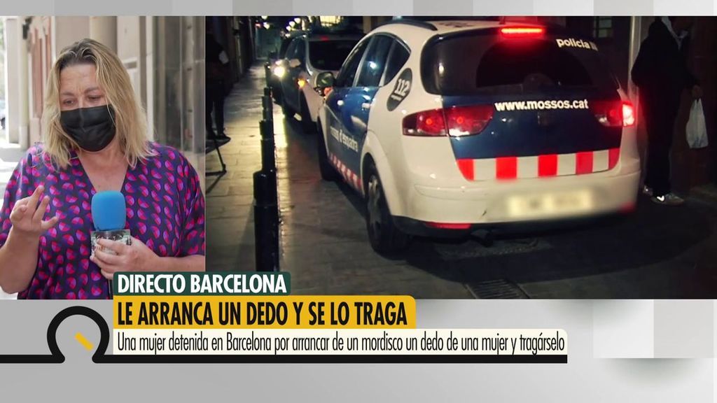 Una mujer le arranca un dedo a otra y se lo traga en una discusión en su casa en Barcelona