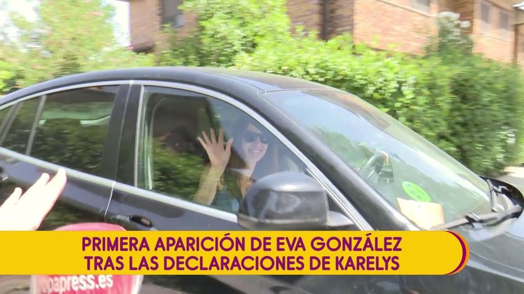Primeras imágenes de Eva González tras la entrevista de Karelys Rodríguez