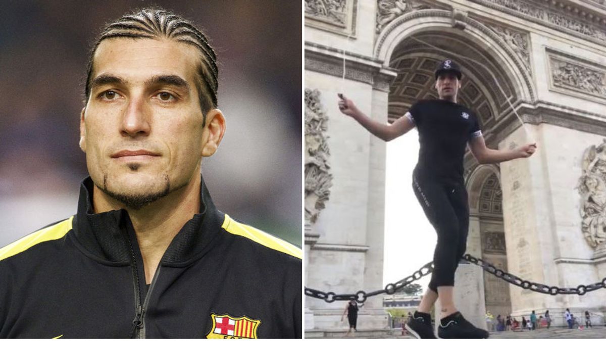 De ser campeón de la Champions con Messi, a acabar de profesor de zumba: la nueva vida de Pinto