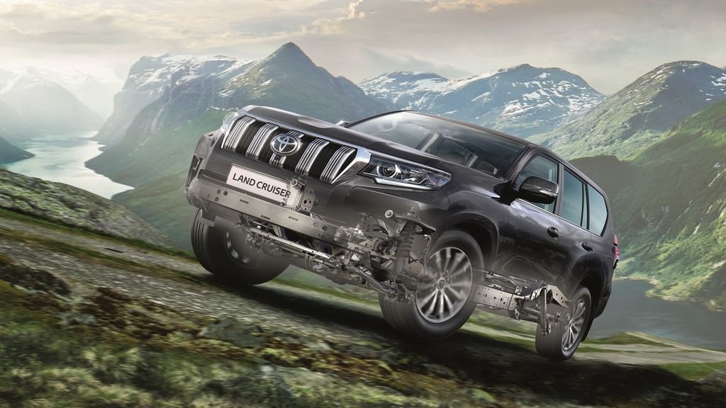 El Land Cruiser incorpora un chasis de largueros especial para el 4x4
