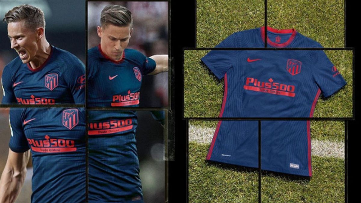 El Atlético de Madrid se decanta por el azul para su nueva segunda equipación El Atlético de Madrid se decanta por el azul para su nueva segunda equipación