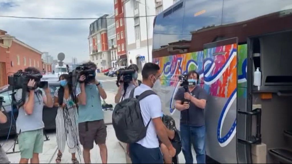 Algunos jugadores del Fuenlabrada abandonan A Coruña