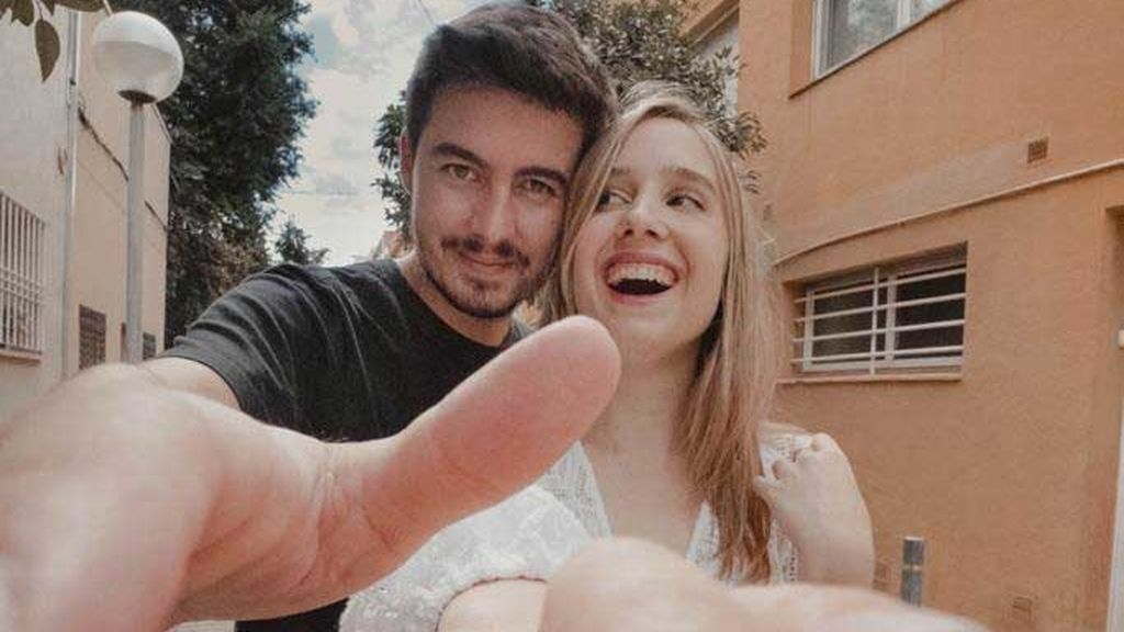 Júlia y Martin, pareja de tiktokers, en una imagen de Instagram