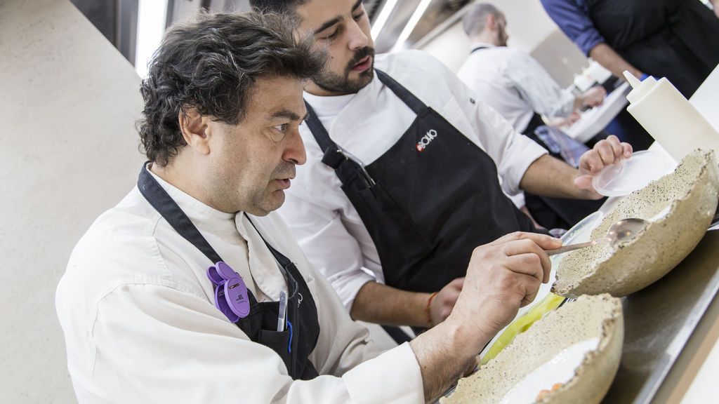 Pepe Rodríguez, en su cocina