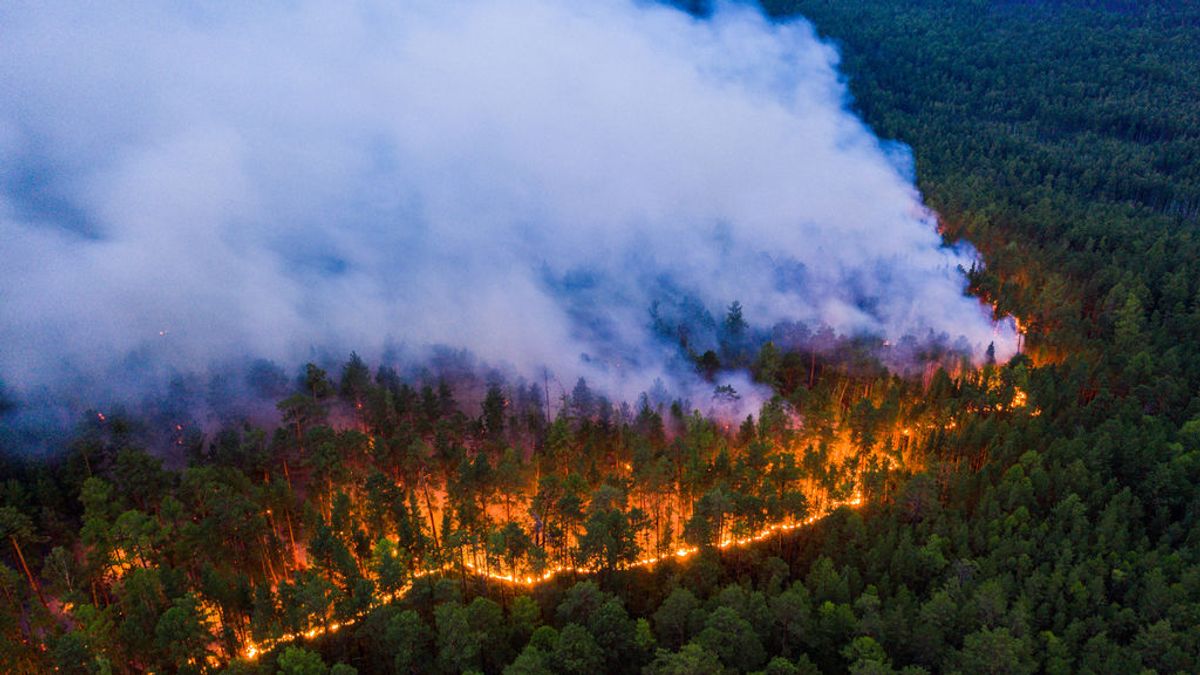 El humo de los incendios de Siberia llega a Alaska El humo de los incendios de Siberia llega a Alaska