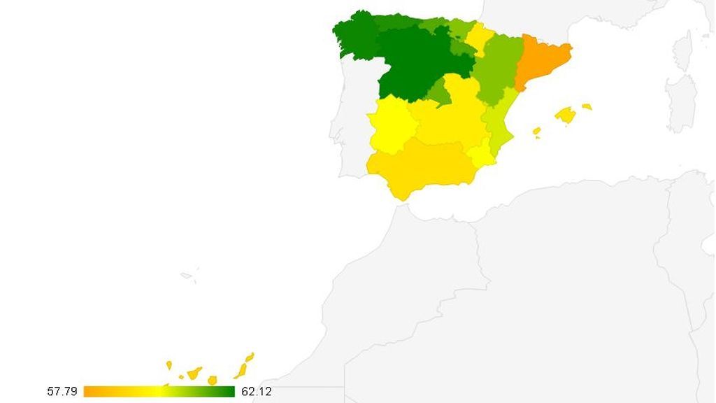 Mapa provisional del conocimiento en España